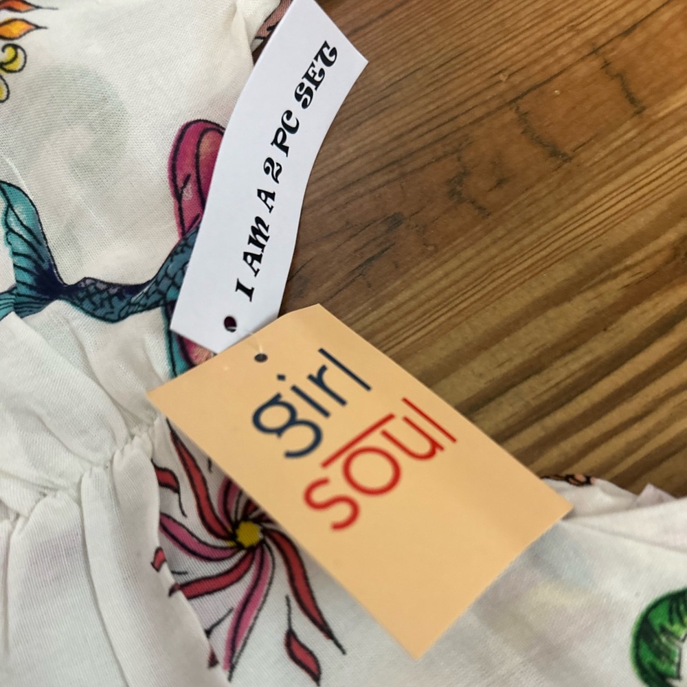 🆕 2PC WOMEN'S GIRL SOUL CROP TOP & TIERED SKIRT SET - Picture 5 of 7